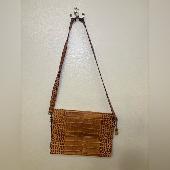 Dooney & Bourke Handbags - Dooney & Bourke vintage rare Brown Crocodile Crossbody Bag